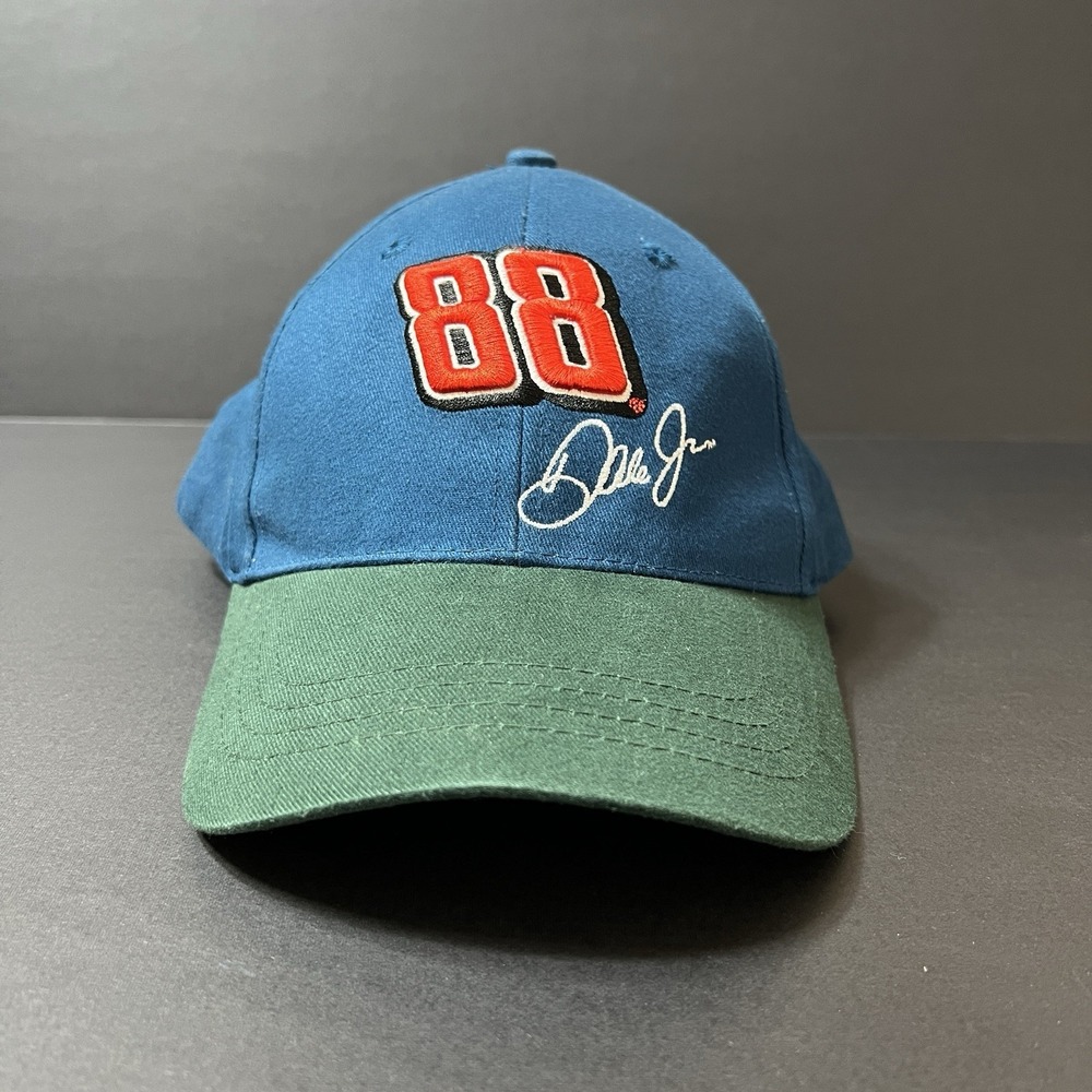 Dale Earnhardt Jr Kellogg's Racing Baseball Hat Cap Blue Green 88 NASCAR 2008